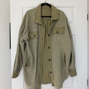 Free People - Ruby Green “Jaded” Color Jacket